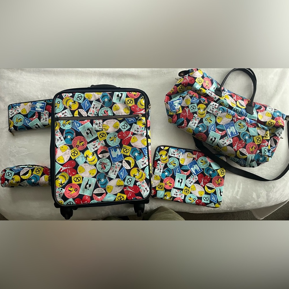 Kate Spade Multicolor Travel Bag Set